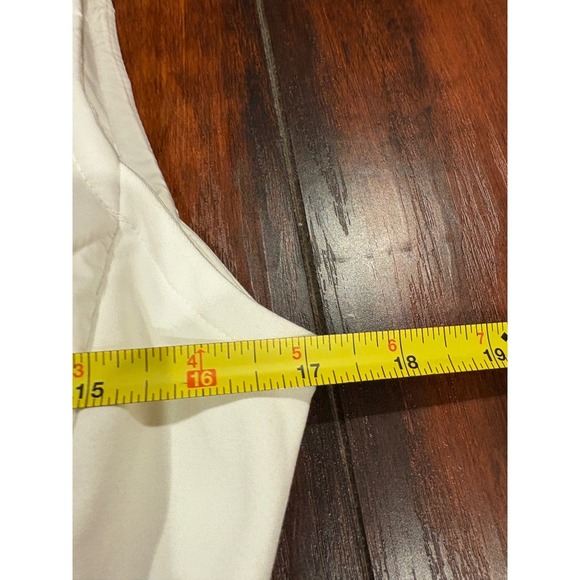 New Calia fall lightweight Quilted Vest Full Zip Sleeveless Puffer white $98 - Picture 11 of 14